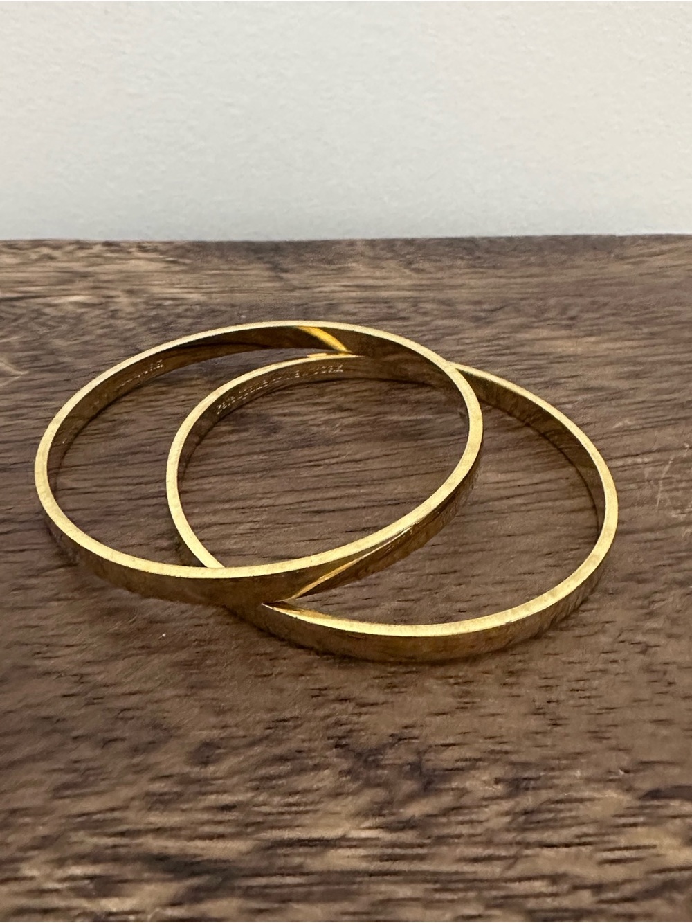 Kate Spade - Heart of Gold - Set of 2 Bangle Bracelets